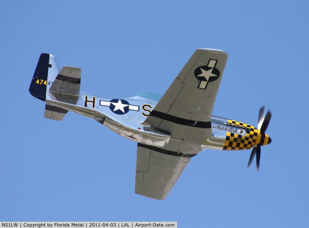 N51LW, 1962 North American P-51D Mustang C/N 122-41037, Little Witch