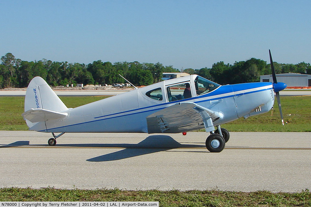 N78000, 1946 Globe GC-1B Swift C/N 2004, 2011 Sun n Fun at Lakeland , Florida