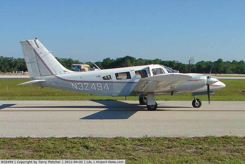 N32494, 1974 Piper PA-34-200T Seneca II C/N 34-7570026, 2011 Sun n Fun at Lakeland , Florida