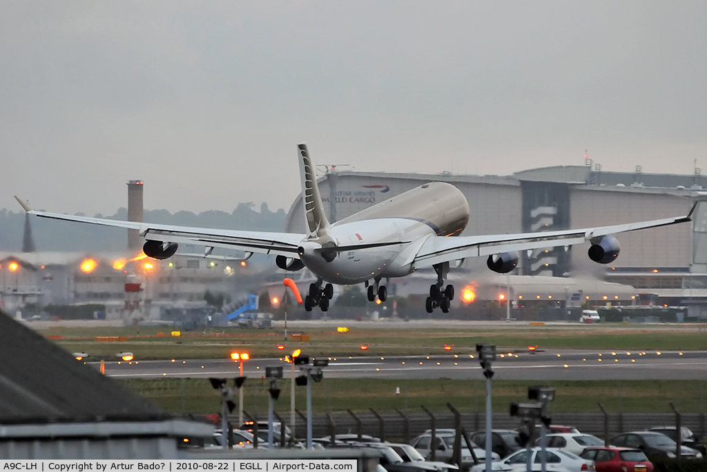 A9C-LH, 1998 Airbus A340-313X C/N 215, Gulf Air