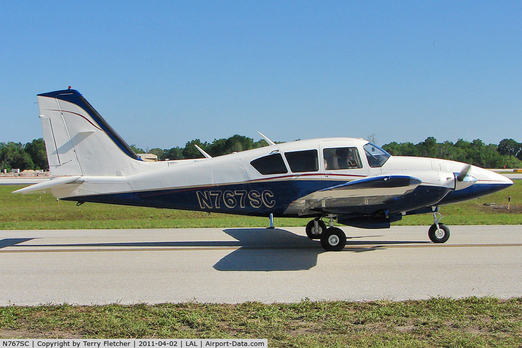 N767SC, 1977 Piper PA-23-250 Aztec C/N 27-7754060, 2011 Sun n Fun at Lakeland , Florida