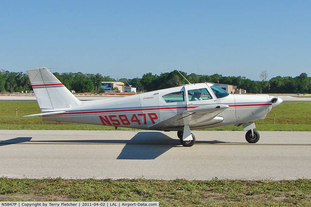 N5847P, 1959 Piper PA-24-180 Comanche C/N 24-928, 2011 Sun n Fun at Lakeland , Florida