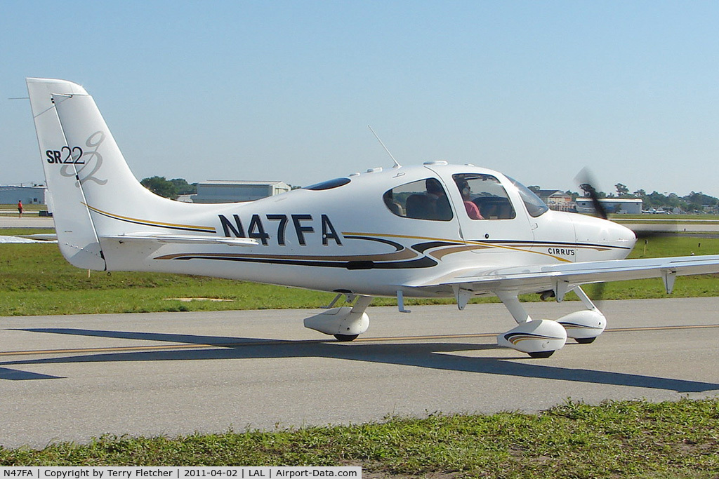 N47FA, 2004 Cirrus SR22 G2 C/N 0965, 2011 Sun n Fun at Lakeland , Florida