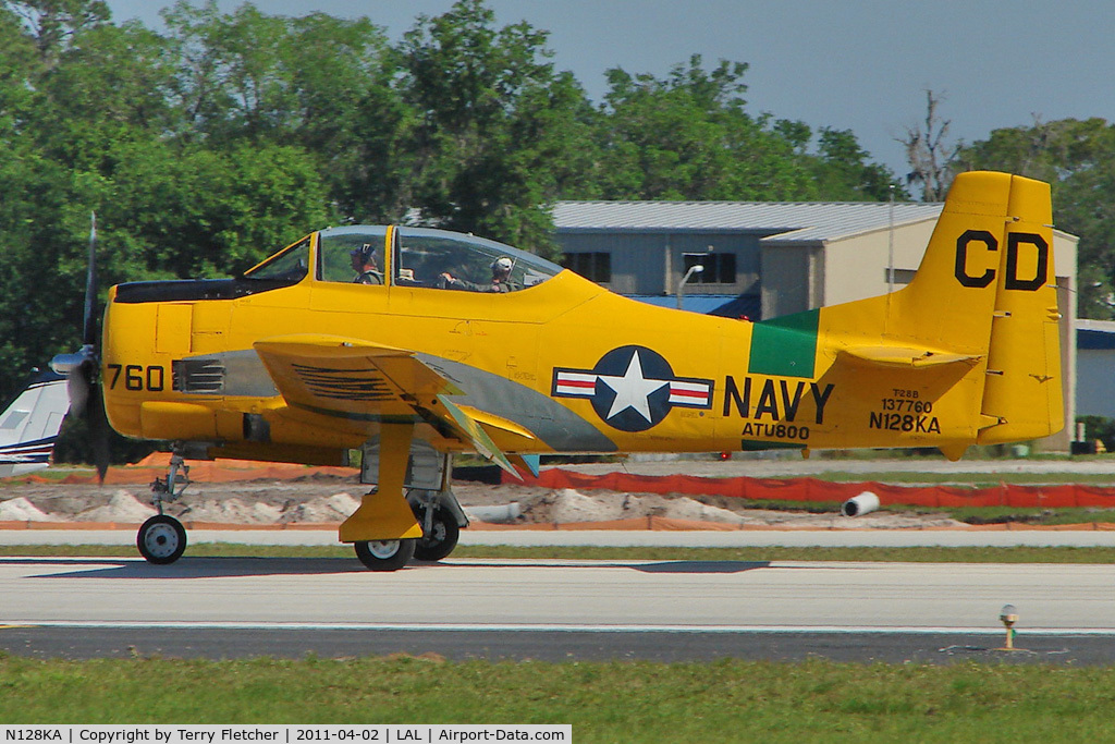 N128KA, 1958 North American T-28B Trojan C/N 200-123 (137760), 2011 Sun n Fun at Lakeland , Florida