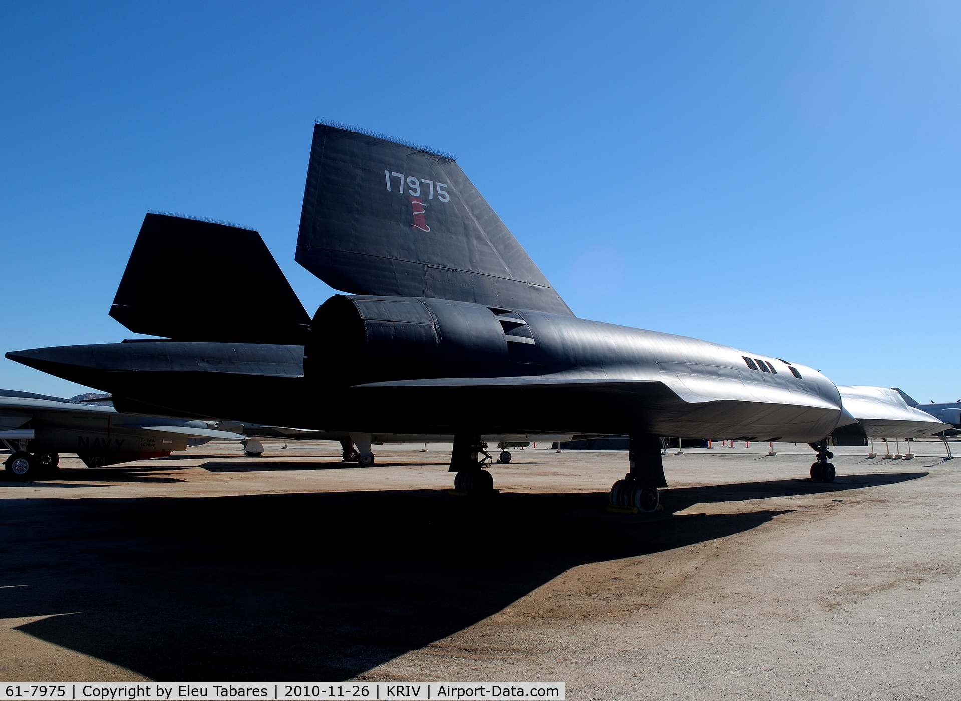 61-7975, 1961 Lockheed SR-71A Blackbird C/N 2026, Taken at March Fiedl Air Museum, Riverside, California.