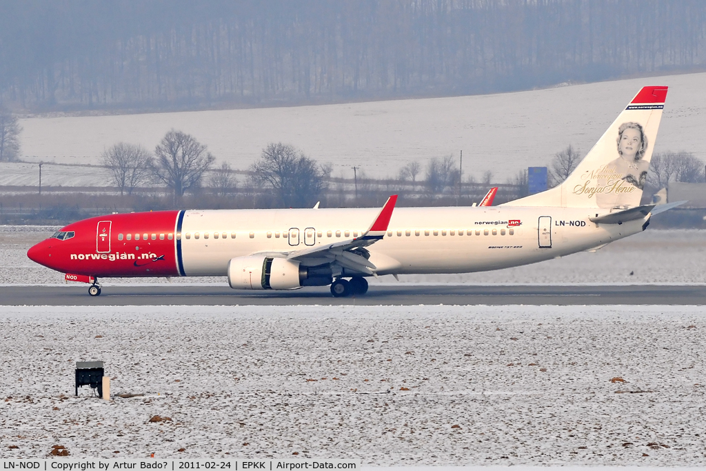 LN-NOD, 2008 Boeing 737-8Q8 C/N 35280, Norwegian