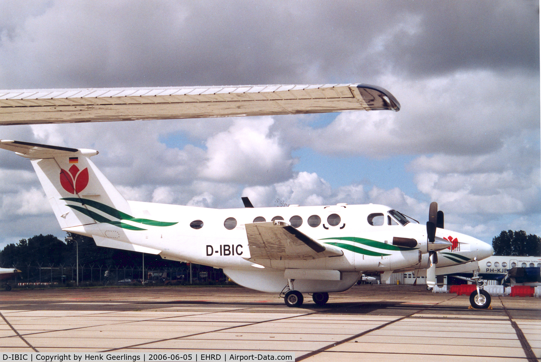 D-IBIC, 1976 Beech 200 Catpass 250 C/N BB-123, Skyline Aviation - Tulip Air