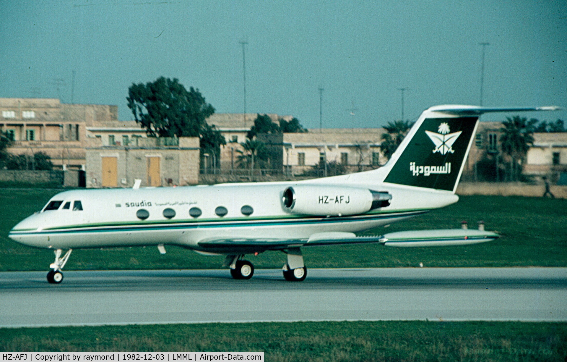 HZ-AFJ, 1977 Grumman G-1159 Gulfstream II-TT C/N 203, Gulfstream HZ-AFJ Saudia Airlines