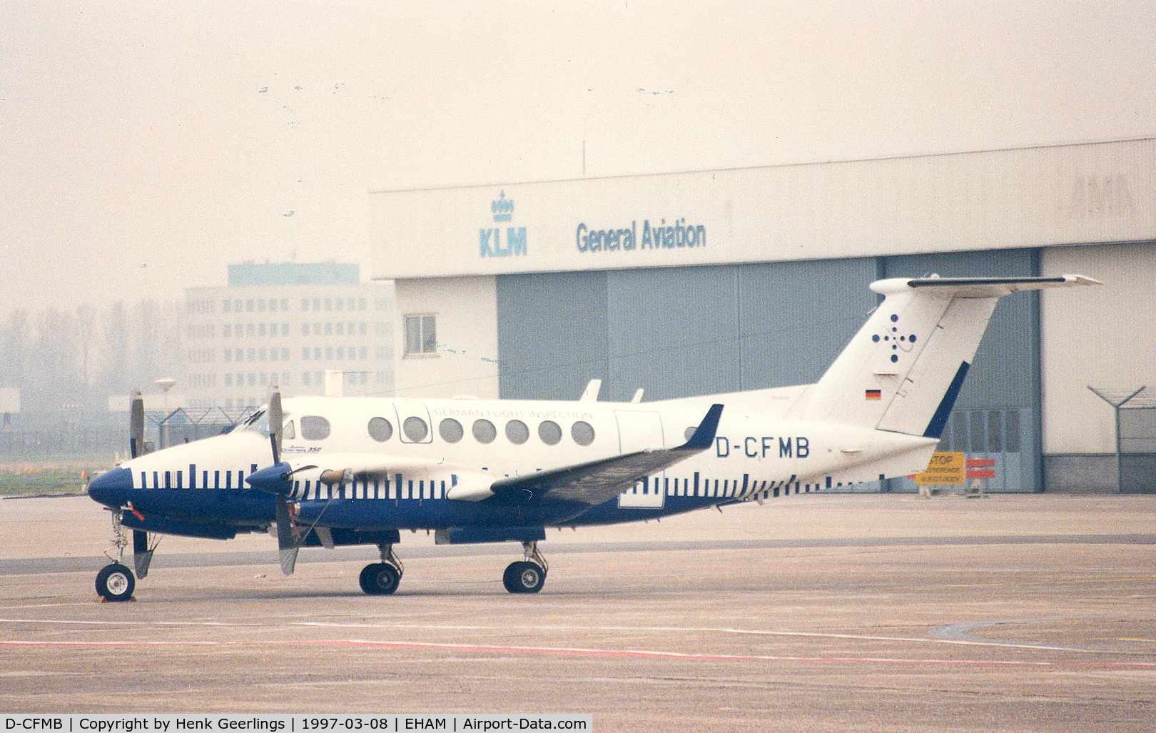 D-CFMB, 1993 Beech King Air 350 C/N FL-97, DFS - German Flight Inspection