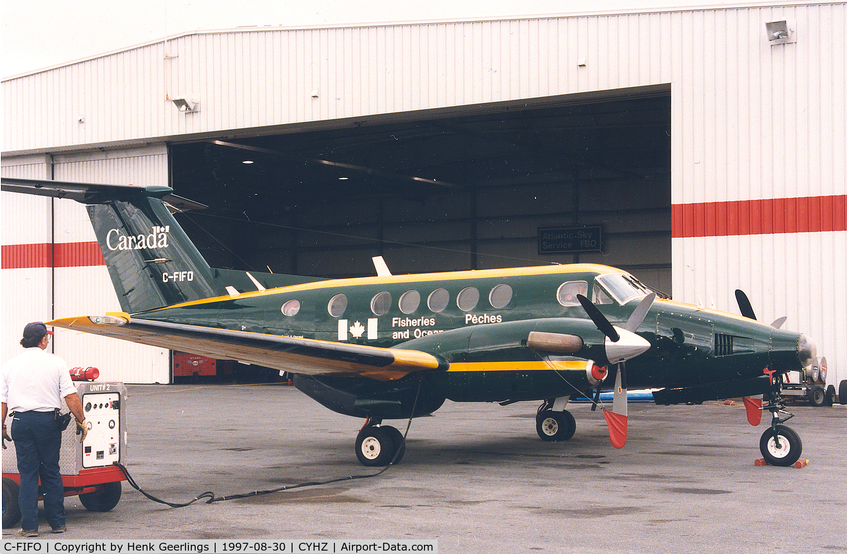 C-FIFO, 1979 Beech 200 Super King Air C/N BB-527, Fisheries and Oceans , operated by Provincial Airlines