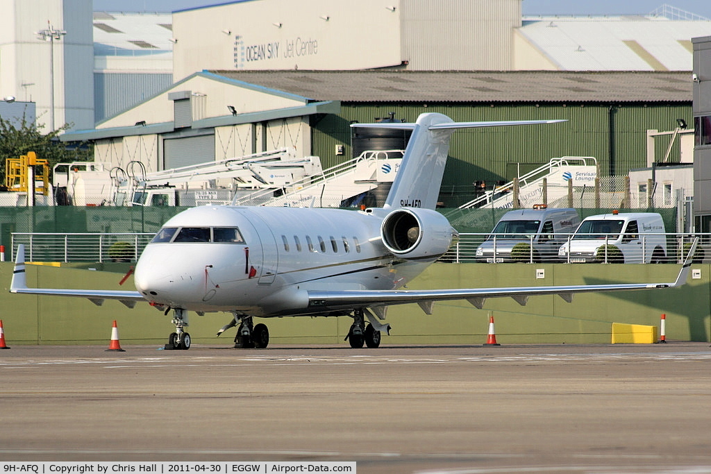 9H-AFQ, 2007 Bombardier Challenger 605 (CL-600-2B16) C/N 5709, Comlux Malta