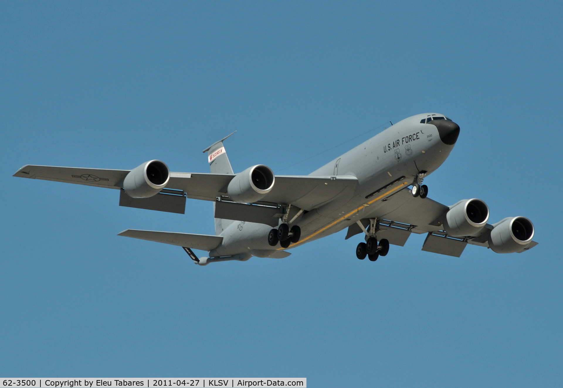 62-3500, 1962 Boeing KC-135R Stratotanker C/N 18483, Taken during Green Flag Exercise at Nellis Air Force Base, Nevada.