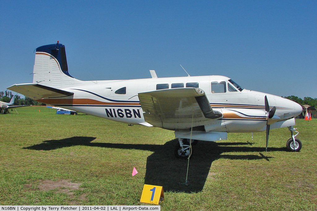 N16BN, 1962 Beech U-8F Seminole C/N LF-61, 2011 Sun n Fun at Lakeland , Florida
Con Number LF.61
