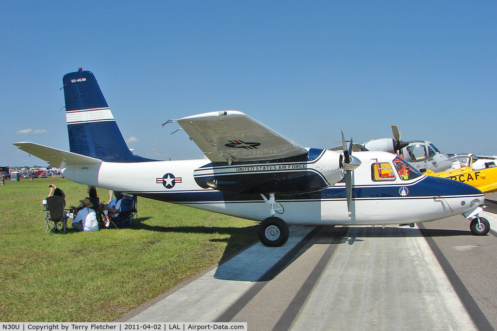 N30U, 1955 Aero Commander 560-A C/N 247, 2011 Sun n Fun at Lakeland , Florida