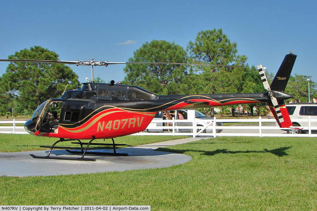 N407RV, Bell 206B C/N 3621, Pleasure flights from downtown Kissimmee