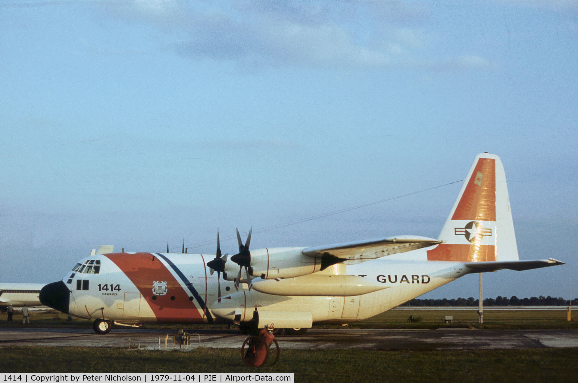 1414, 1966 Lockheed EC-130E Hercules C/N 382-4157, EC-130E Hercules of USCG Station Clearwater in November 1979.