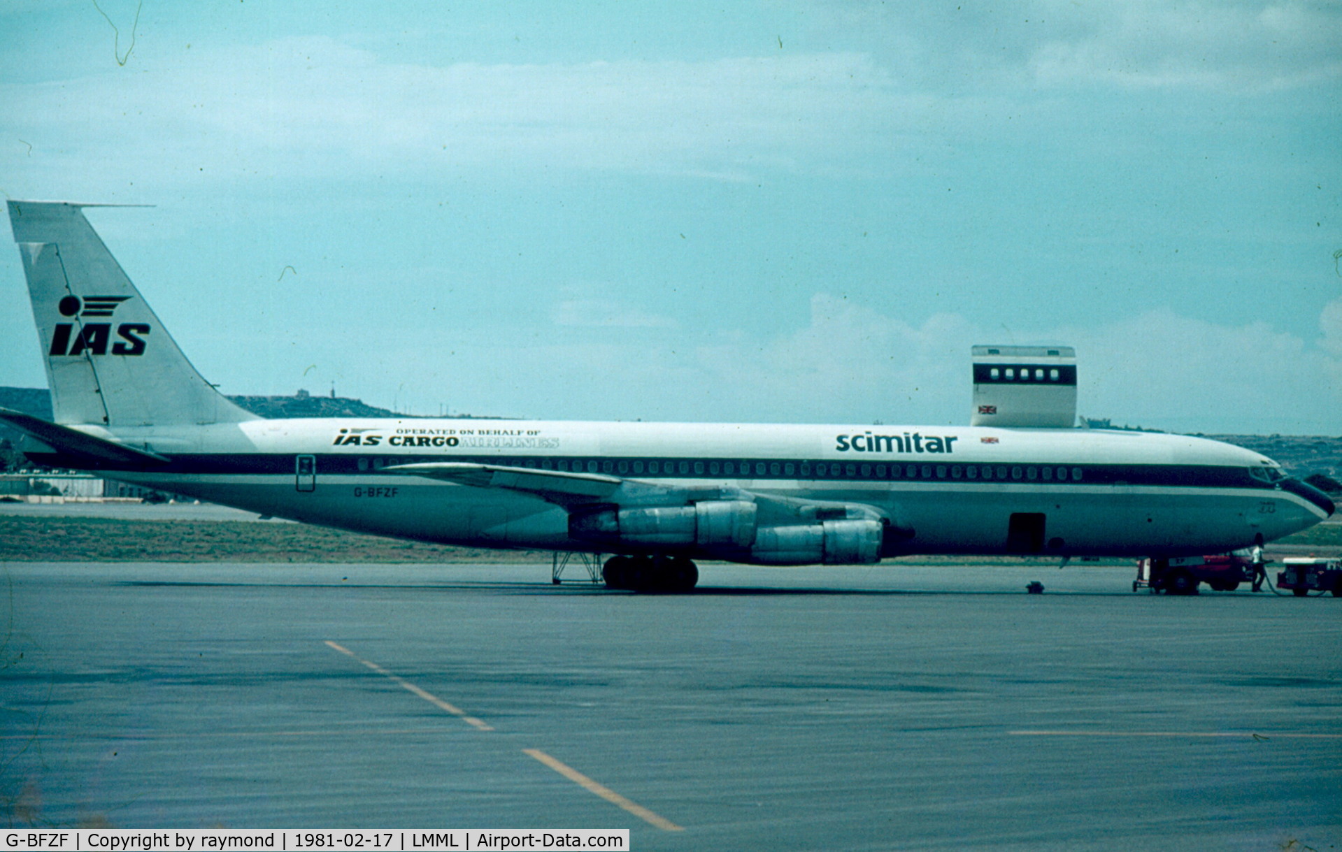 G-BFZF, 1964 Boeing 707-321C C/N 18718, B707 G-BFZF Scimitar Cargo