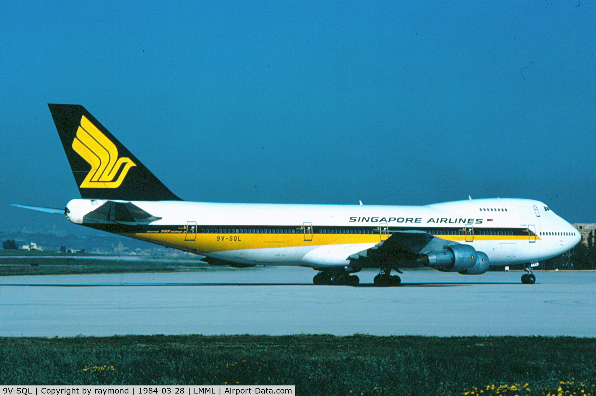9V-SQL, 1980 Boeing 747-212B C/N 21937, B747 9V-SQL Singapore Airlines