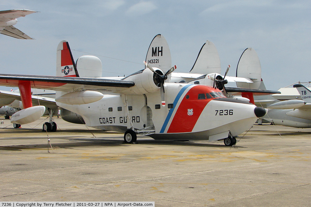 7236, Grumman UF-1G (HU-16B) Albatross C/N G-322, Grumman HU-16E Albatross, c/n: G-322 in outside storage at Pensacola Museum