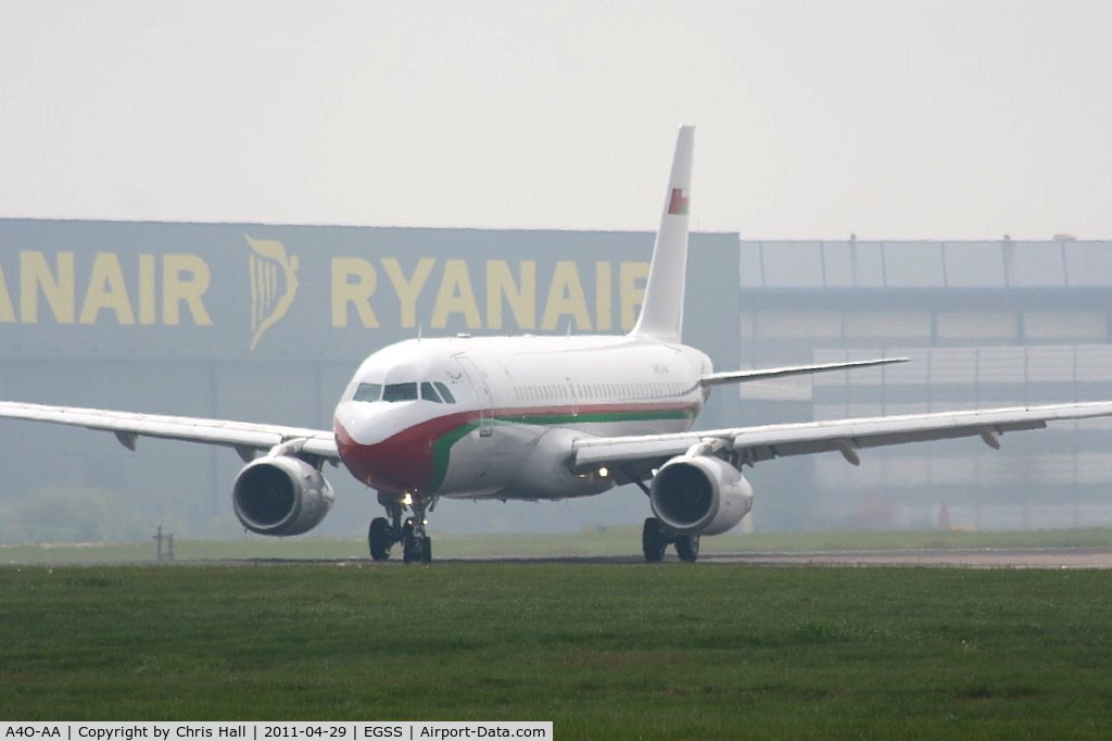 A4O-AA, 2005 Airbus A320-233 C/N 2566, Oman Royal Flight