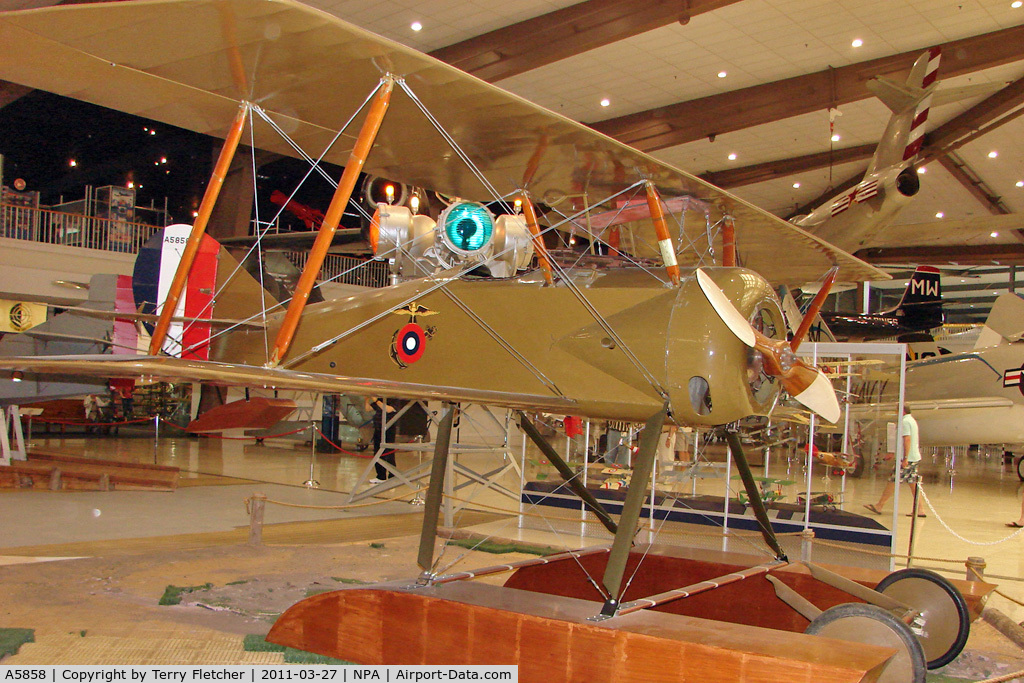 A5858, 1918 Thomas-Morse S-4C-1 Scout C/N 235, 1918 Thomas-Morse S.4C at Pensacola Naval Museum