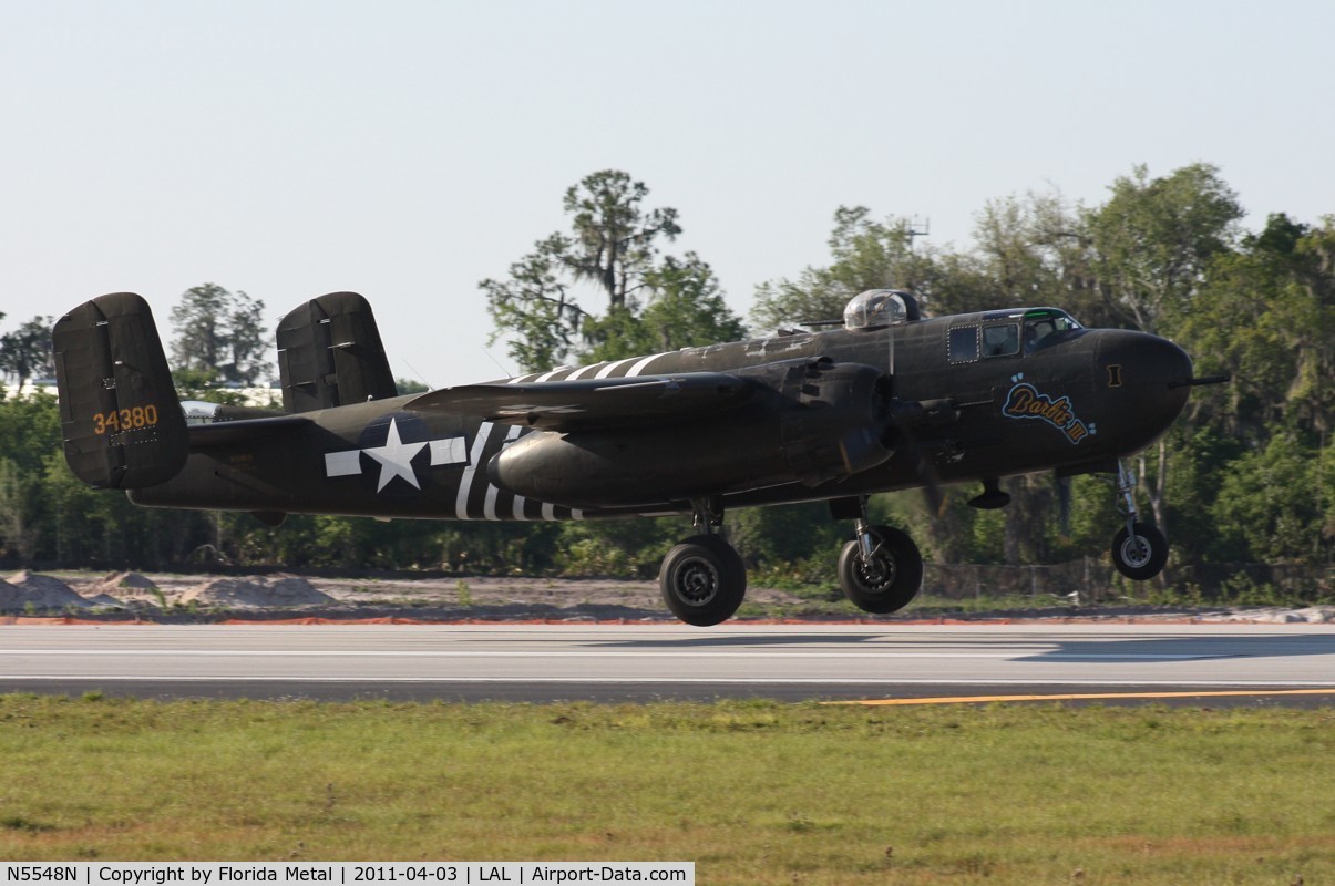 N5548N, 1943 North American B-25H Mitchell C/N 98-21107, Barbie II