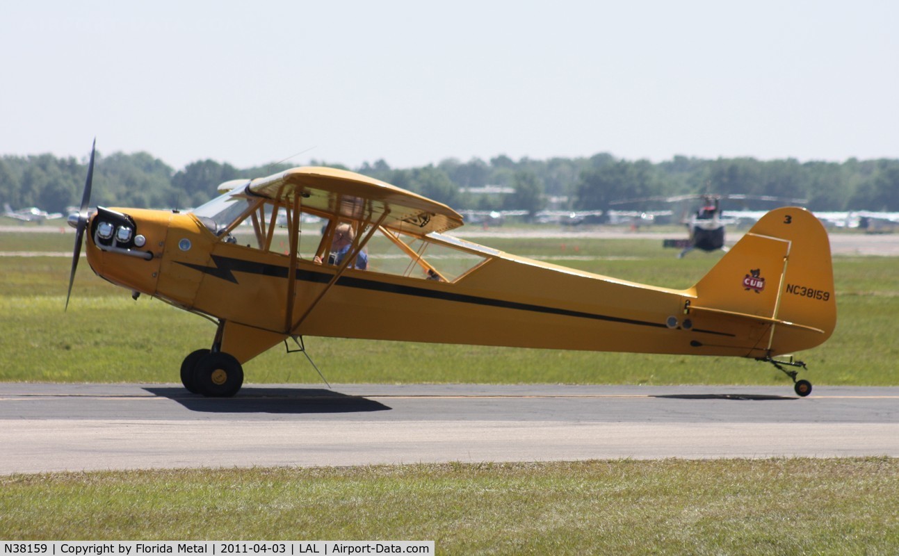 N38159, 1941 Piper J3L-65 Cub Cub C/N 6827, Piper J3 Cub