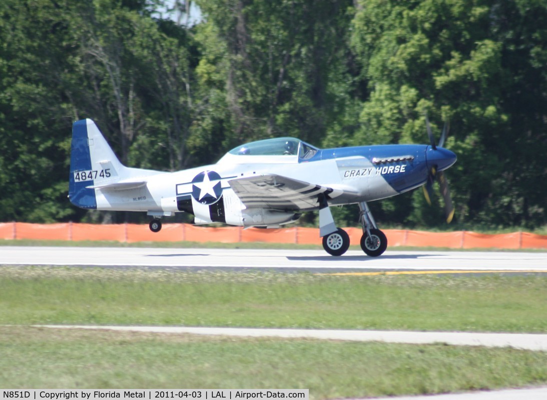 N851D, 1944 North American P-51D Mustang C/N 44-84745, Crazy Horse