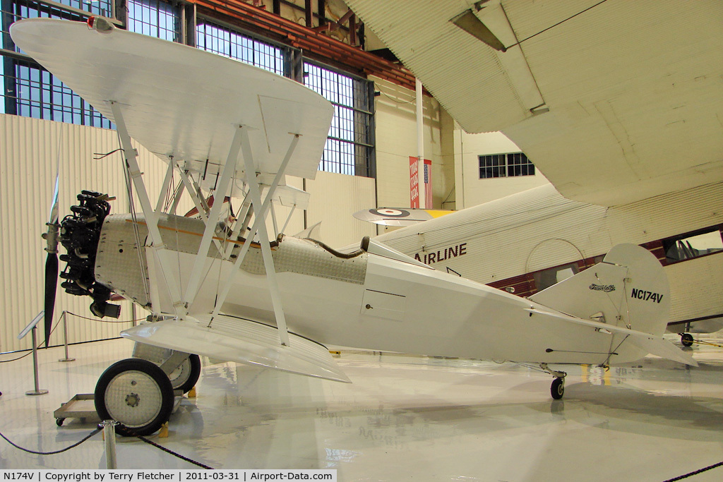N174V, 1930 Curtiss-Wright Travel Air B-4000 C/N 1365, 1930 Curtiss Wright TRAVEL AIR B-4000, c/n: 1365 at Fantasy of Flight Museum