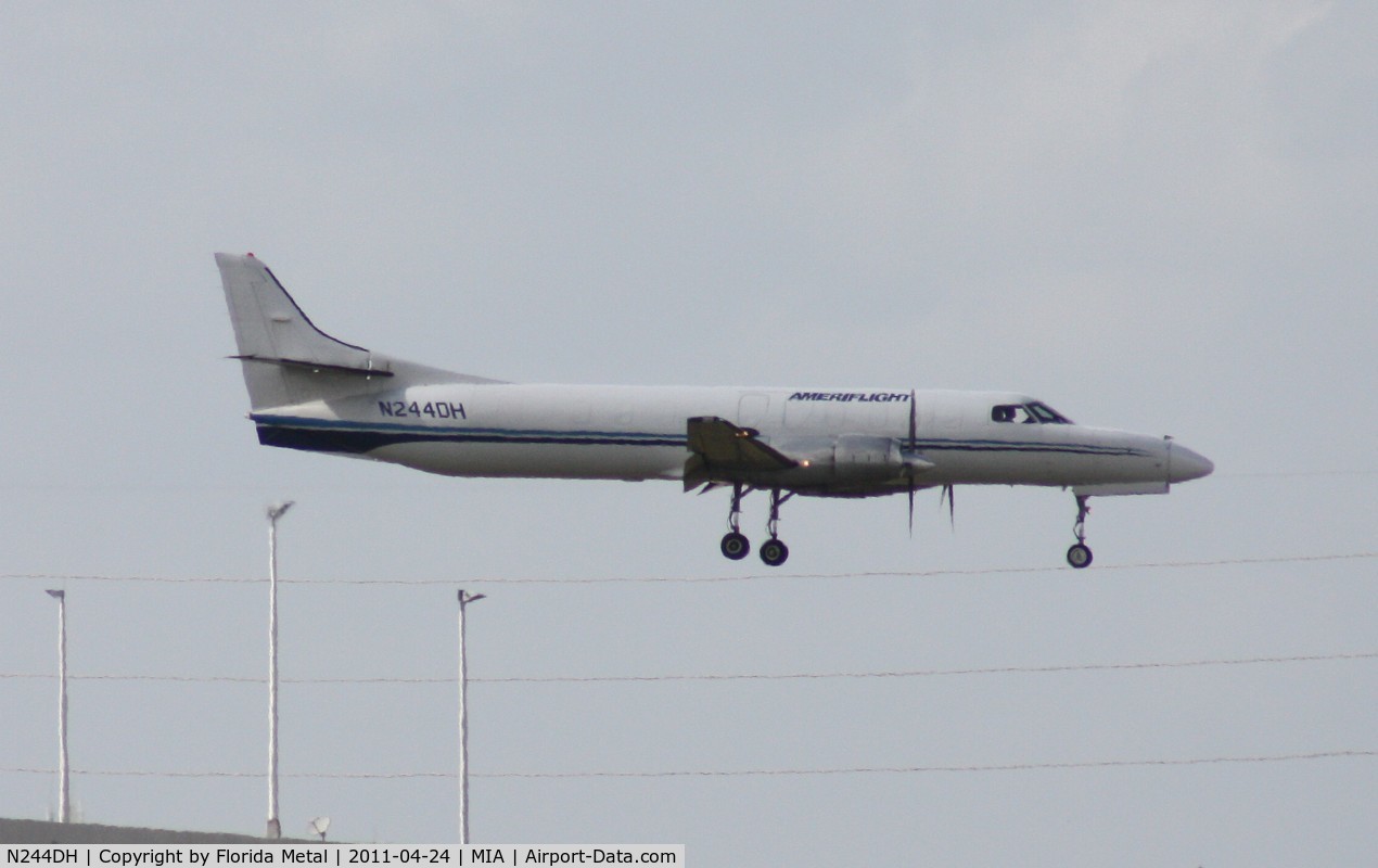 N244DH, 1985 Fairchild SA-227AT Merlin IVC C/N AT-618B, IBC Metro