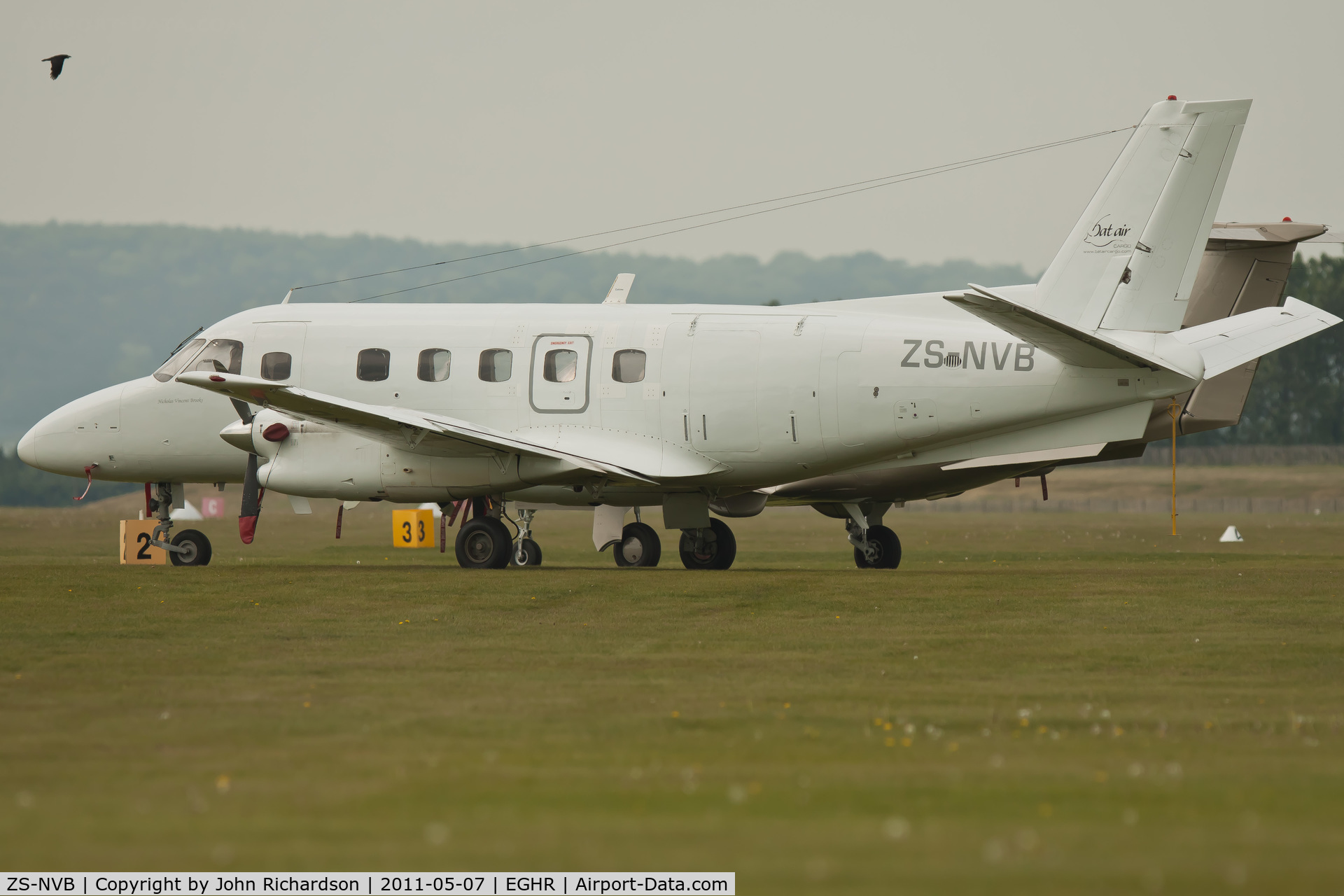 ZS-NVB, 2008 Embraer EMB-110P1 Bandeirante C/N 110479, Visiting
