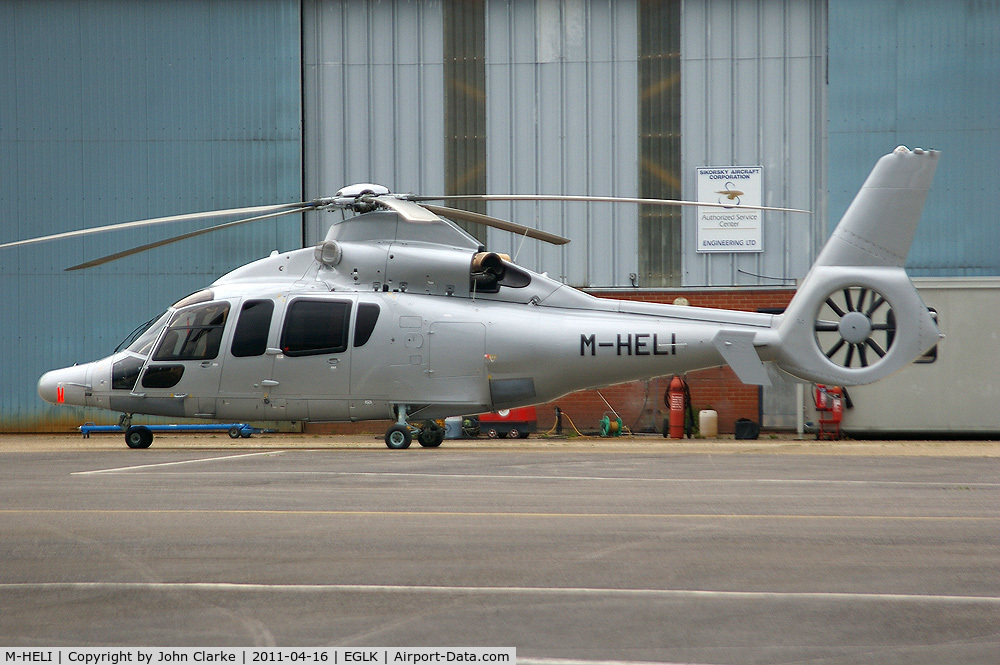 M-HELI, Eurocopter EC-155B-1 C/N 6898, M-HELI at Blackbushe 16-04-11