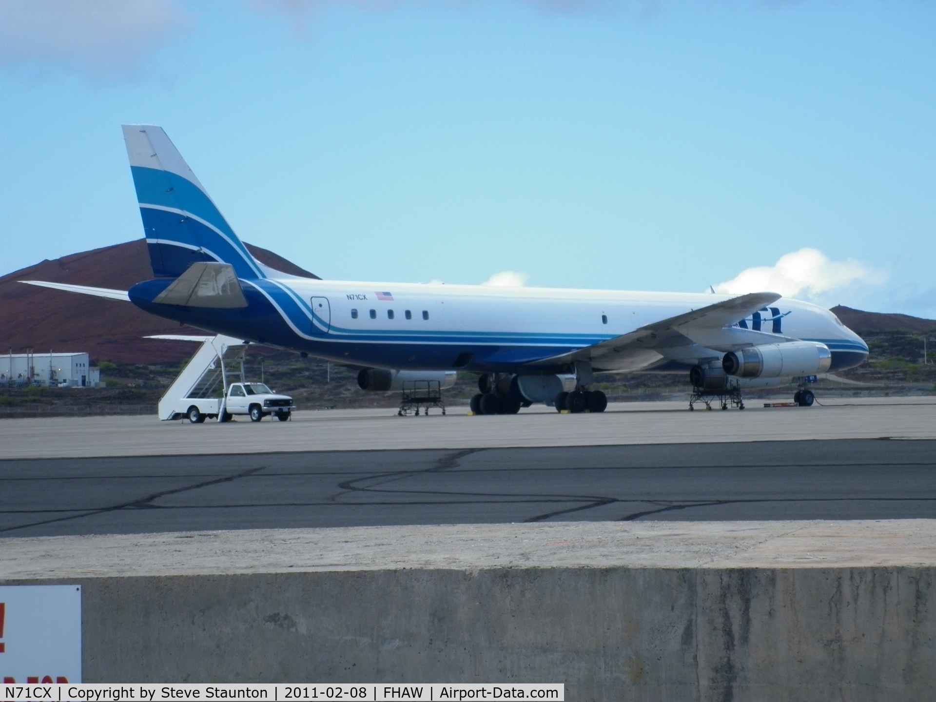 N71CX, 1968 Douglas DC-8-62 C/N 45961, Seen at Ascension Island, February 2011