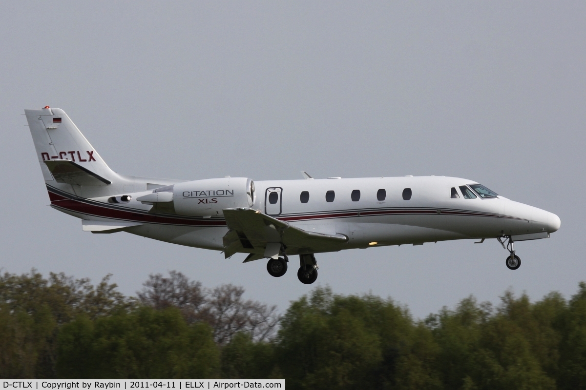 D-CTLX, 2005 Cessna 560XL Citation XLS C/N 560-5569, LUX, home of the cargos and the bizjets
