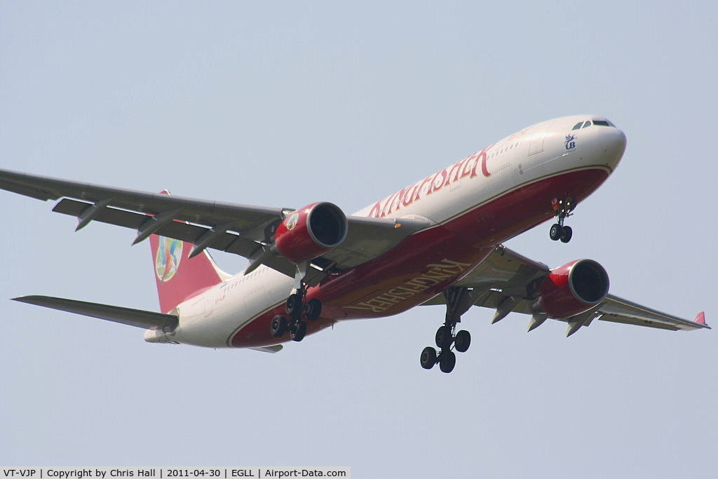 VT-VJP, 2008 Airbus A330-223 C/N 946, Kingfisher