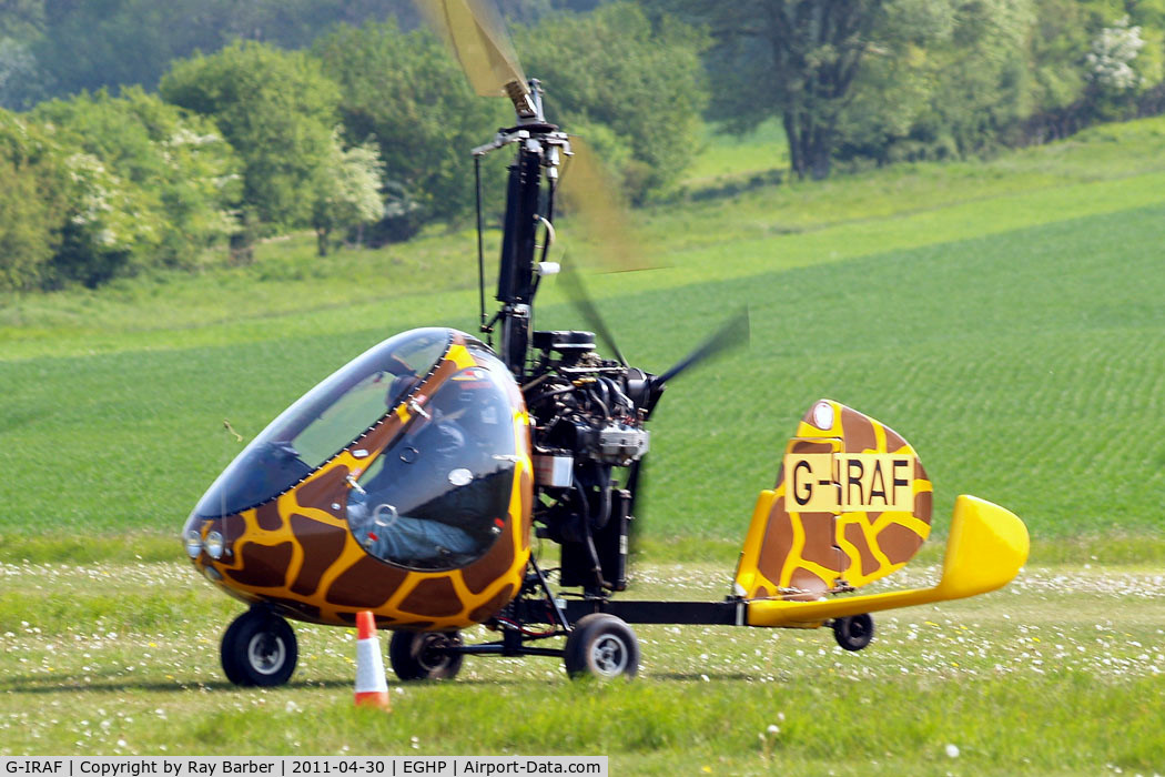 G-IRAF, 1996 RAF 2000 GTX SE C/N PFA G/13-1278, Rotary Air Force RAF-2000 GTX-SE [PFA G/13-1278] Popham~G 30/4/2011
