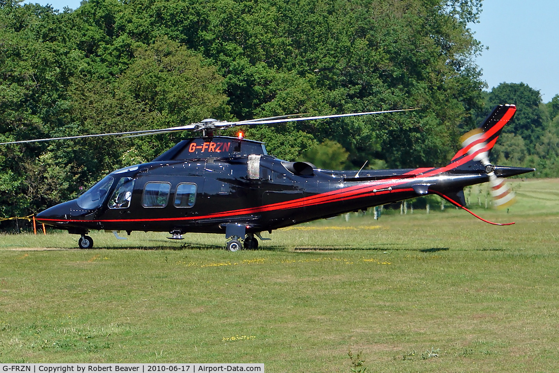 G-FRZN, 2009 Agusta A-109S Grand C/N 22125, Agusta A-109S Grand at Ascot Racecourse Heliport