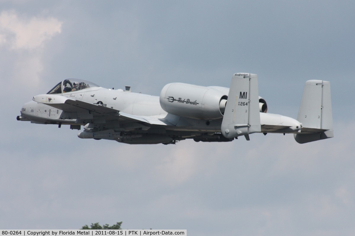 80-0264, 1980 Fairchild Republic A-10C Thunderbolt II C/N A10-0614, A-10A