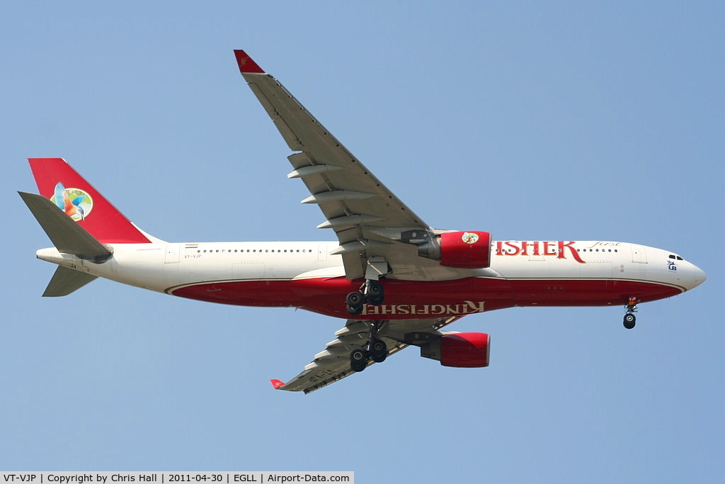 VT-VJP, 2008 Airbus A330-223 C/N 946, Kingfisher Airlines