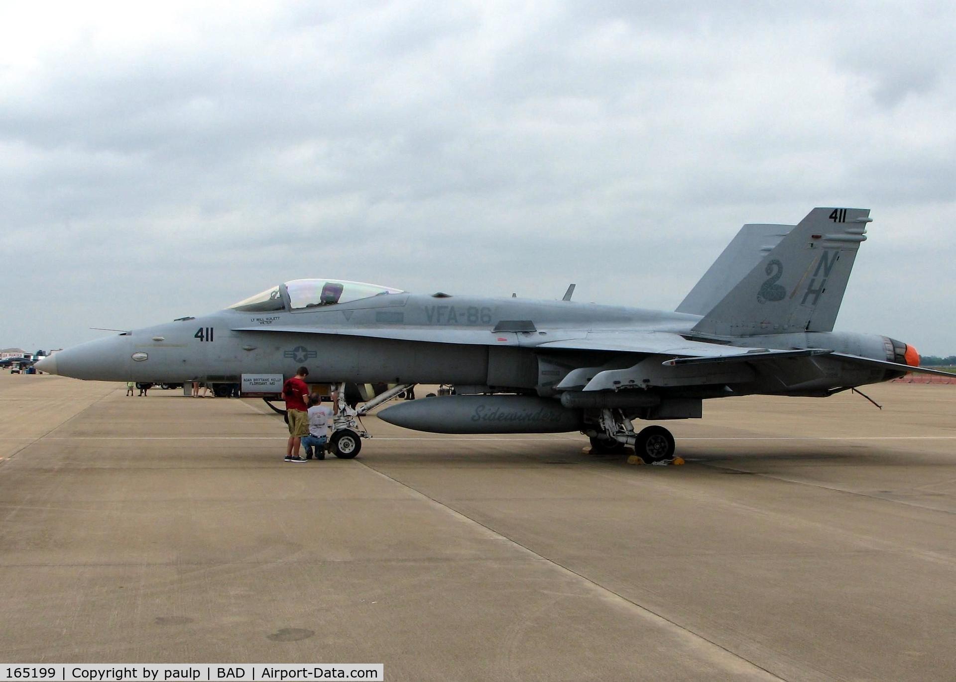 165199, McDonnell Douglas F/A-18C Hornet C/N 1350/C424, Barksdale Air Force Base 2011