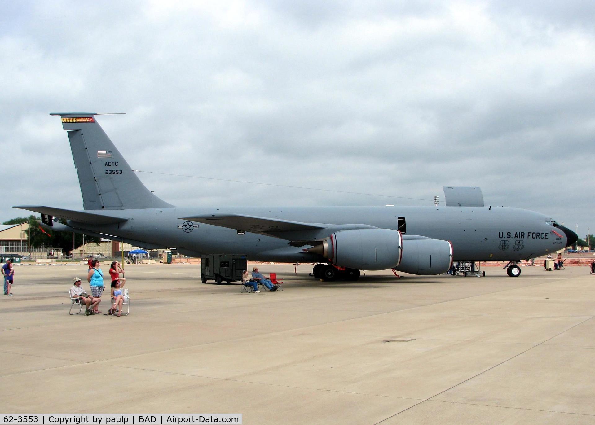 62-3553, 1962 Boeing KC-135R Stratotanker C/N 18536, Barksdale Air Force Base 2011