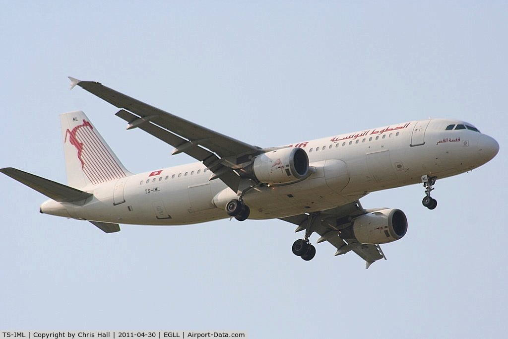 TS-IML, 1999 Airbus A320-211 C/N 0958, Tunisair