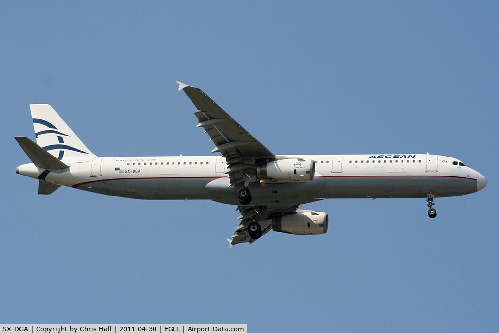 SX-DGA, 2009 Airbus A321-231 C/N 3878, Aegean Airlines