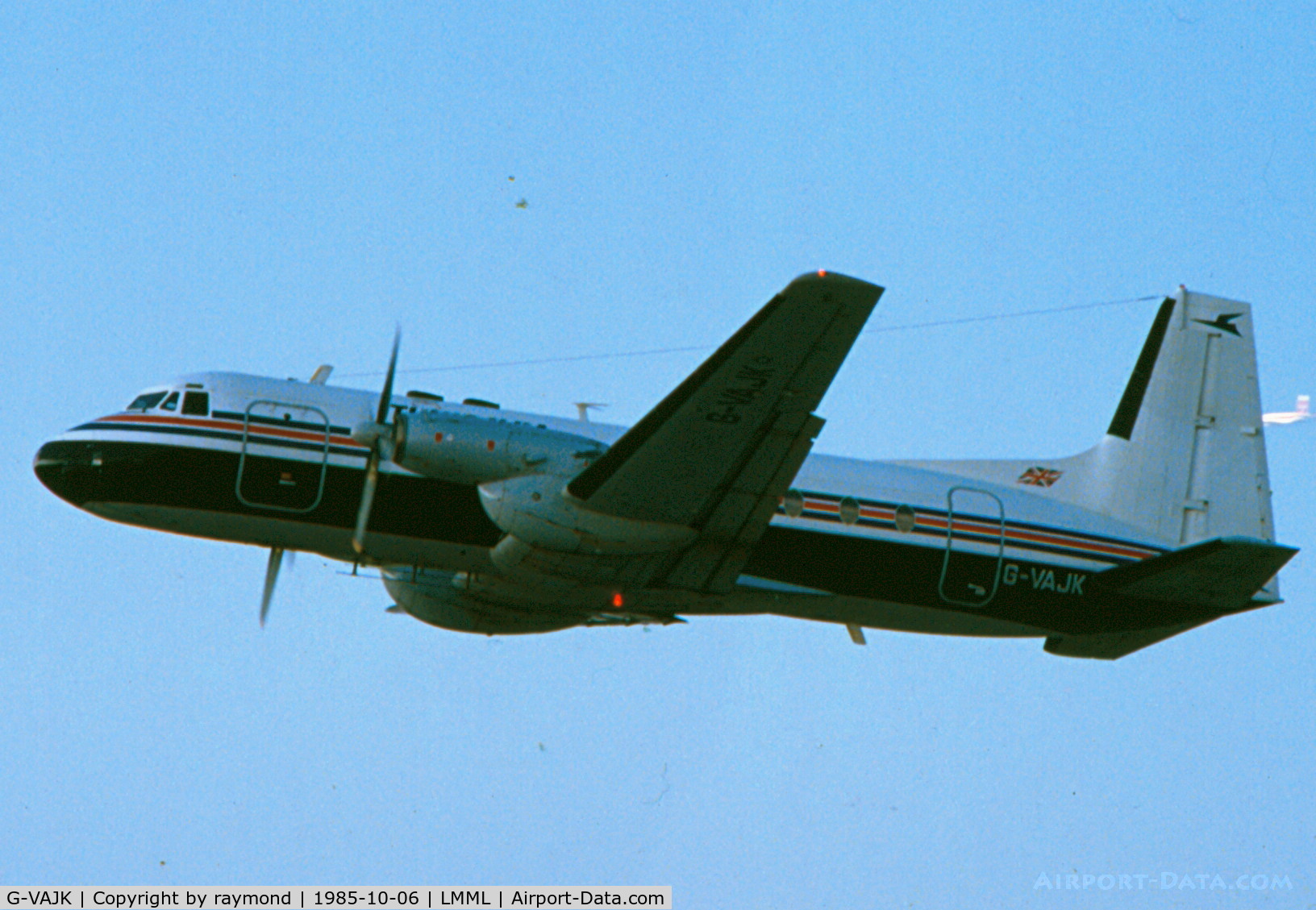 G-VAJK, 1963 Avro 748 Series 1 C/N 1557, HS748 G-VAJK Tunisavia