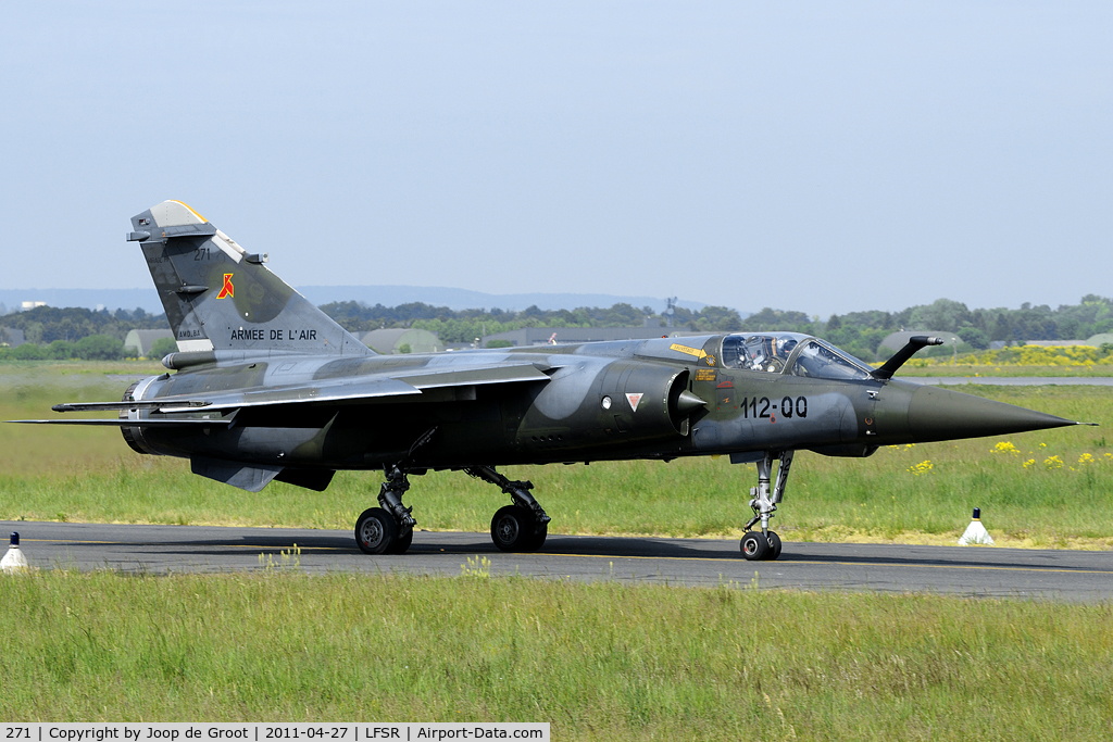 271, Dassault Mirage F.1CT C/N 271, one of the last Mirage F1s in French service.