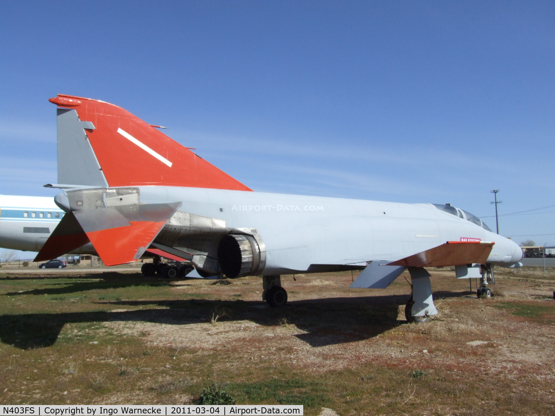 N403FS, 1964 McDonnell F-4C Phantom II C/N 1023, McDonnell F-4C Phantom II outside Mojave airport, Mojave CA
