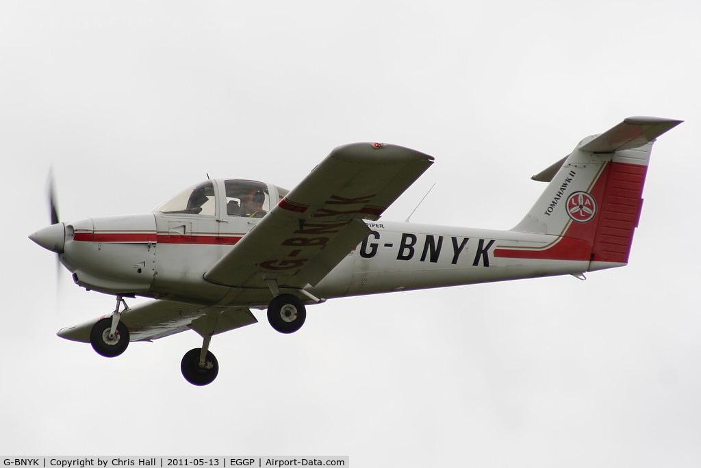 G-BNYK, 1978 Piper PA-38-112 Tomahawk Tomahawk C/N 38-78A0059, Lomac Aviators Ltd