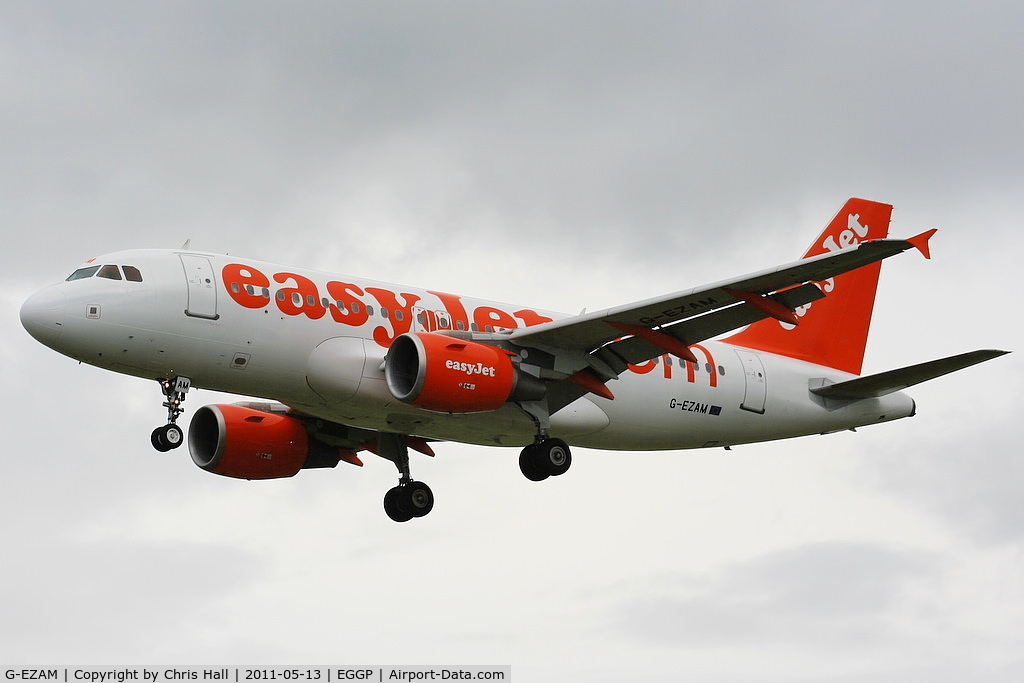 G-EZAM, 2003 Airbus A319-111 C/N 2037, easyJet