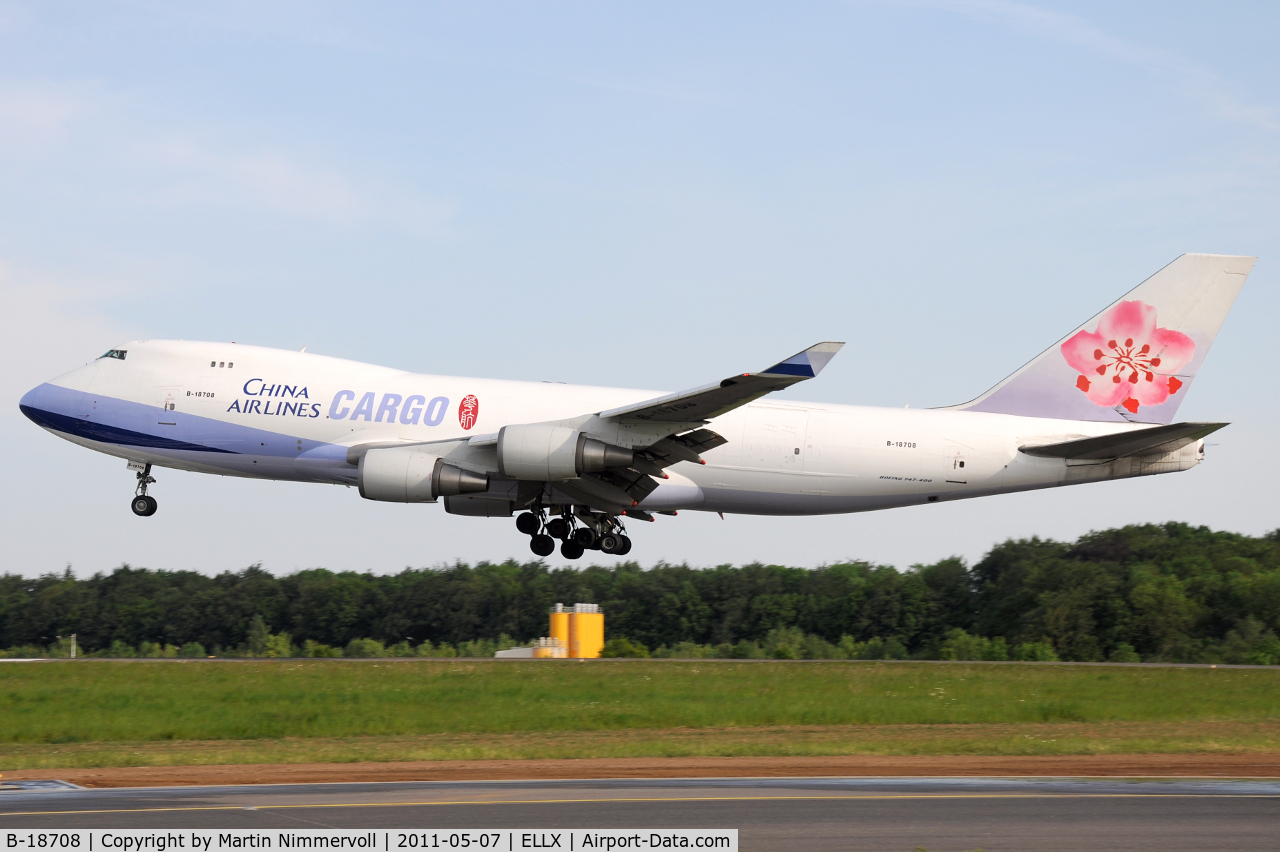 B-18708, 2001 Boeing 747-409F/SCD C/N 30765, China Airlines Cargo