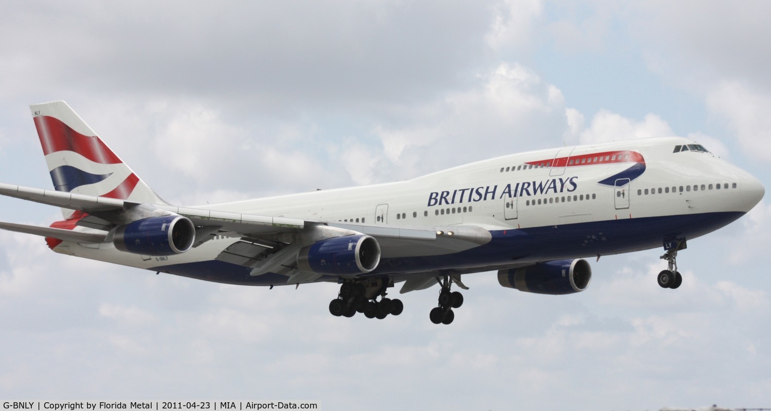 G-BNLY, 1993 Boeing 747-436 C/N 27090, British 747-400